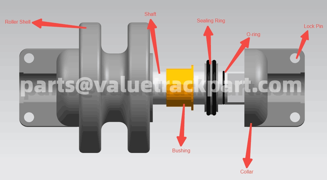 Link Belt LS138 Track Roller Structure.jpg