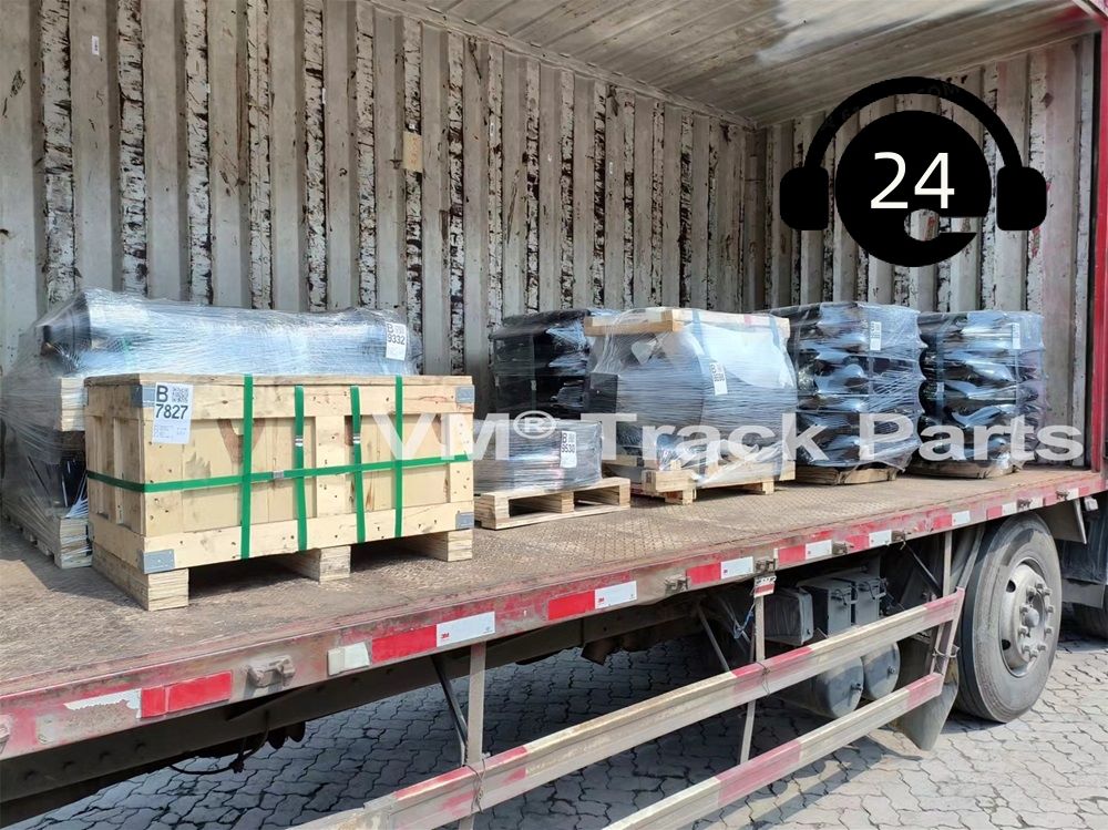 Delivery For Manitowoc 2250 Track Pads &amp; Bottom Rolles picture.jpg